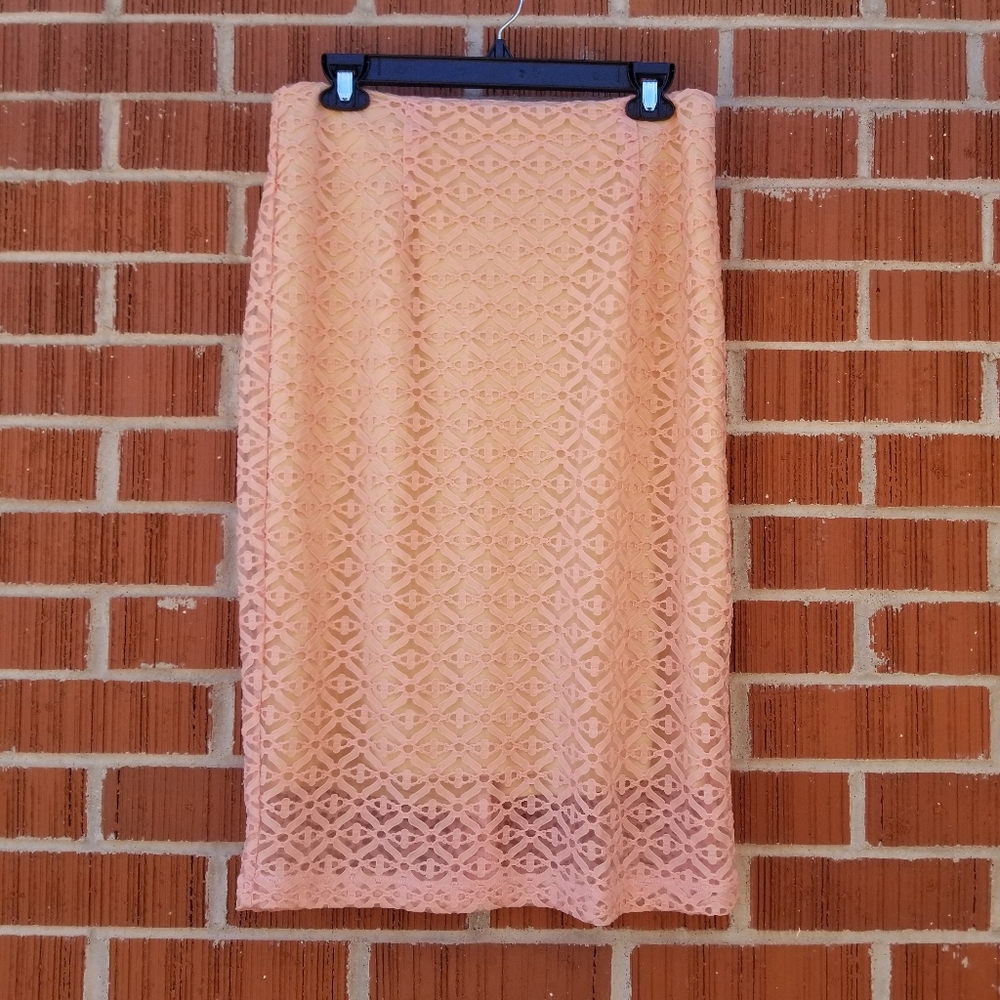 MaryCrafts lace pencil skirt